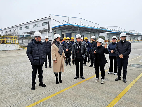 促生长、保清静 | 金山区生态情形局向导带队来我司举行现场调研指导